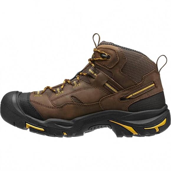 NEW KEEN men's utility hiking boots in brown